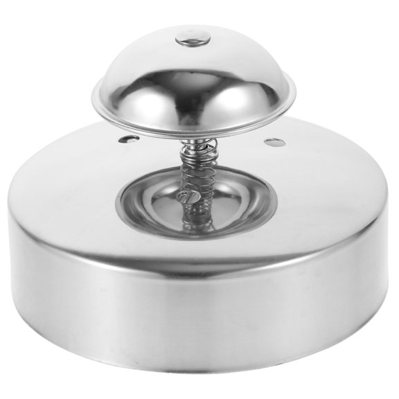 WASHWEPE Plated Silver Stainless Steel Sandwich Cutter for Kitchen Use Nonstick Reusable Bread Press Tool