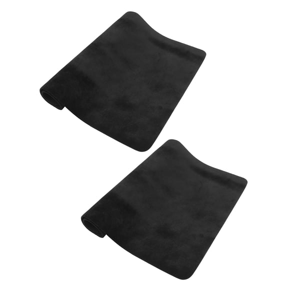WASHWEPE Poker Pad Gimmick Prop Poker Magician Pads Black 2Set 23.6x15.7x0.08in