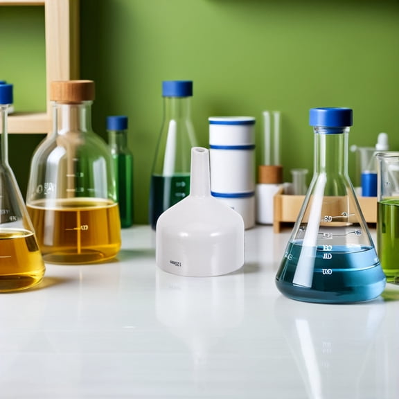 WASHWEPE Durable Ceramic Laboratory Buchner Funnel for Precise Separation and Efficient Chemical Filtration