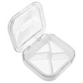 thumbnail image 1 of WASHWEPE Portable Denture case for Storage Made of Safe Plastic White Color Suitable for Travel and Outdoor Activities 4.5x3.2 Inches, 1 of 8