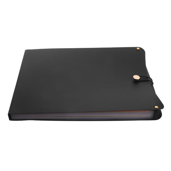 WASHWEPE Portable Plastic Accordion File Folder Vertical Design with Multi Compartments for Office Organization