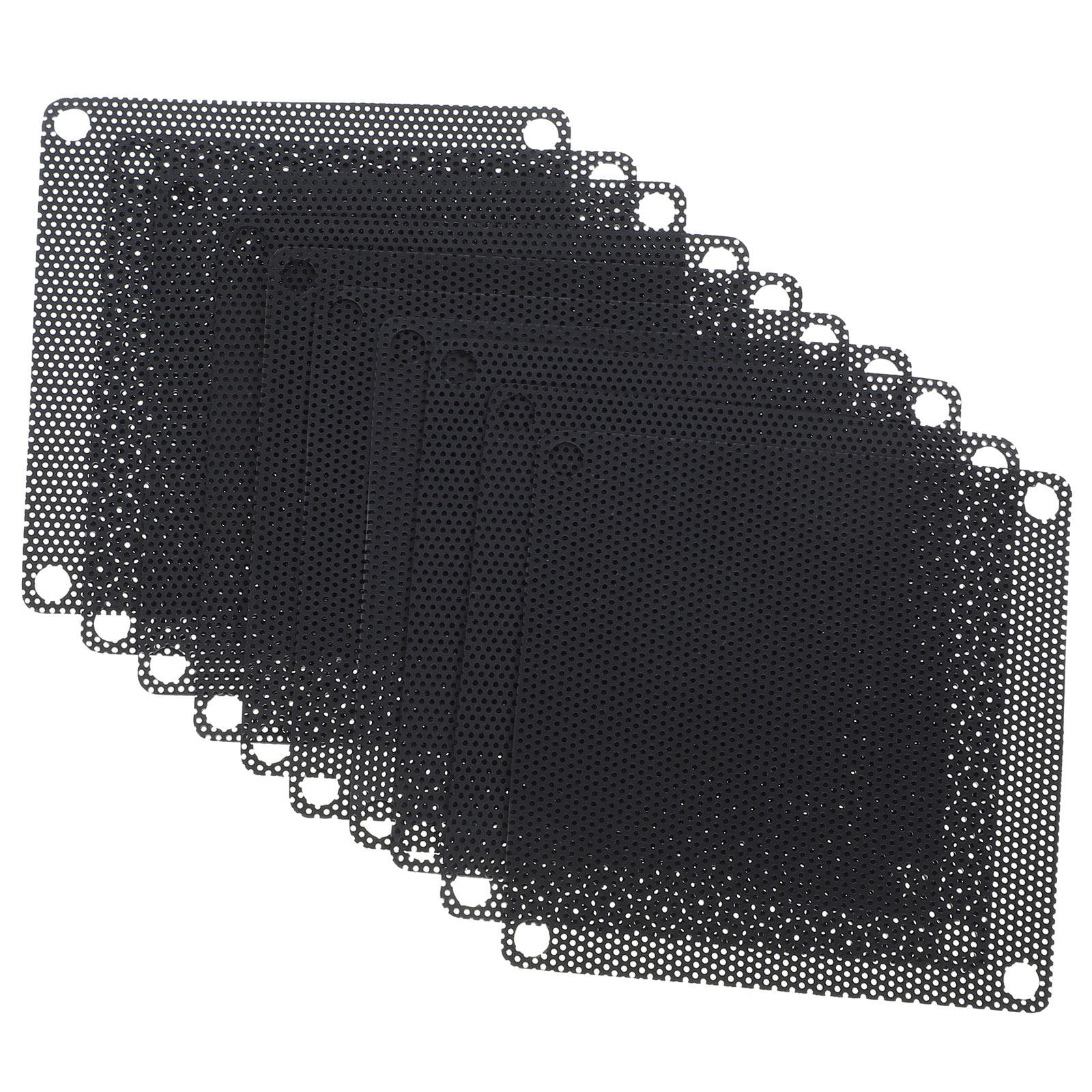 Pvc Computer Case WASHWEPE Pvc Computer Case Filters 10 Pcs Pc Fan Mesh Pc Cooling Fan ...
