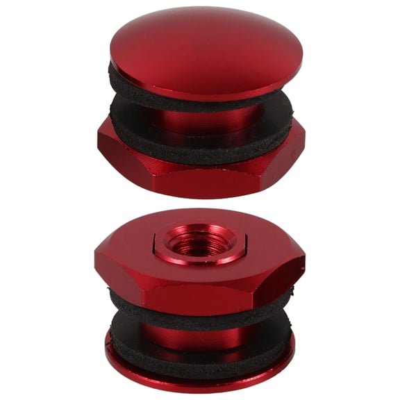 WASHWEPE Rear Windshield Glass Struts 1 Set Metal Red For Car Window Stability Enhancement