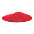 Red Rounded Hat WASHWEPE Red Round Mesh Hat Base for Lightweight Party and Costume ...