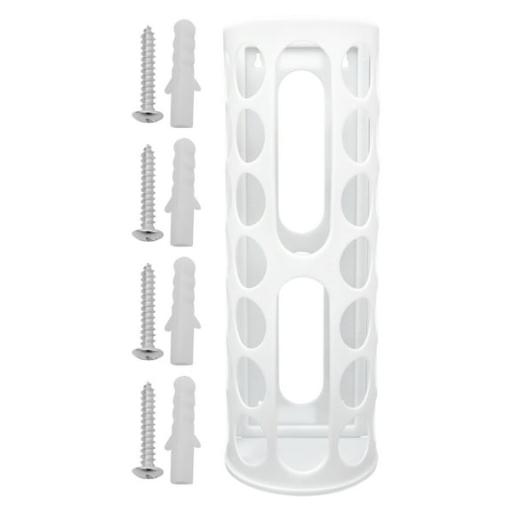 WASHWEPE Rust-proof Vinyl Storage Rack for Wrapping Paper Storage 1Set