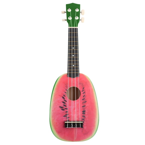 WASHWEPE Sapele Body Concert Ukulele Green Four String Guitar with Elegant Design