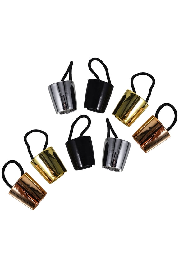 Scrunchie 8Pcs for Women Circular Elastic Hair Ties Non Slip