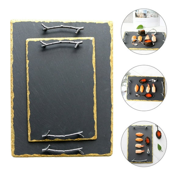 WASHWEPE Serving Platter with Handles Modern for Hotels 1Set