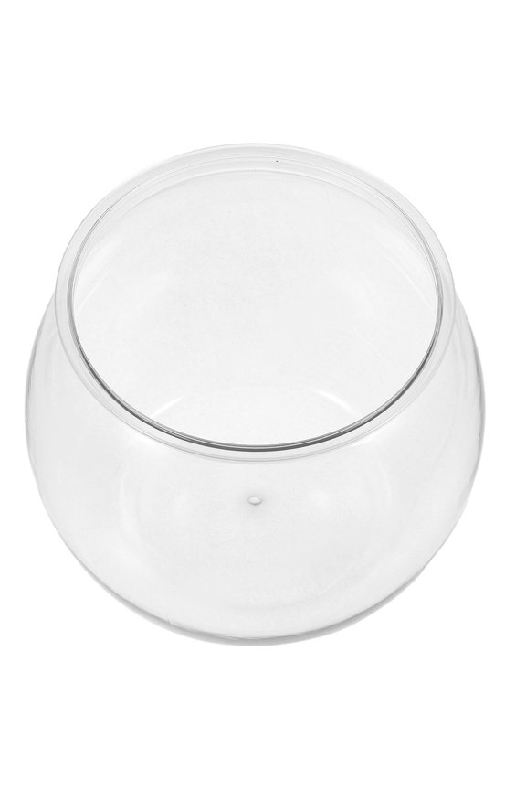 Transparent Round Fish Tank Durable Shatterproof Aquarium for Desktop Decor