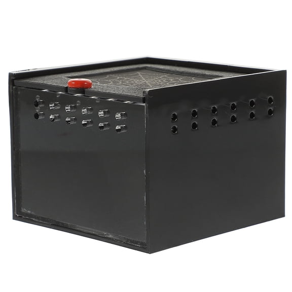 WASHWEPE Spider Enclosure for Pets Black Acrylic Panel Terrarium with Pullout Lid for Small Insects