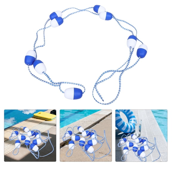 WASHWEPE Swimming Pool Floating Buoy Rope with Polypropylene Floats High Strength Rope for Pool Lane Division
