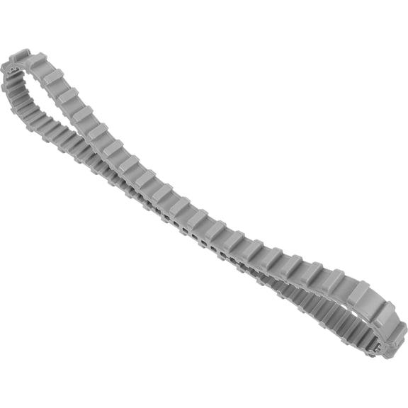 WASHWEPE Swimming Pool Replacement Parts Pool Belt Track Rubber Grey 1Set