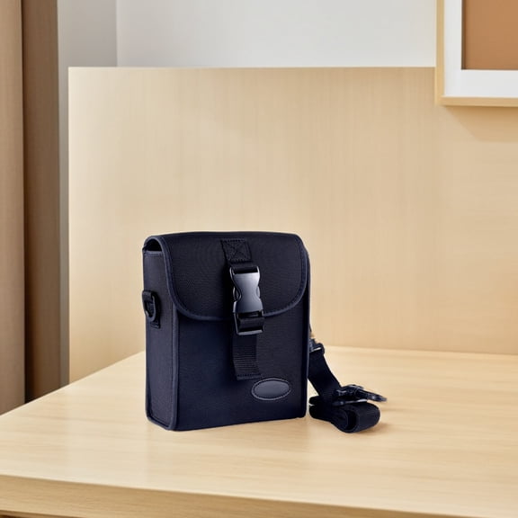 WASHWEPE Telescope Pouch Black Solid Color Design Easy Access Durable Material Perfect for Outdoor Storage