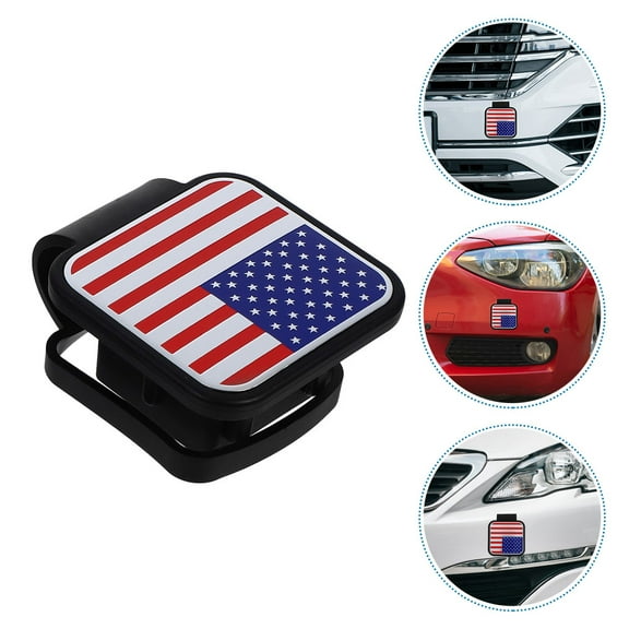 WASHWEPE Trailer Hitch Protective Cover 4Pcs Square Shape Silicone Waterproof for Car Owners 7.47X3.14X1.18in