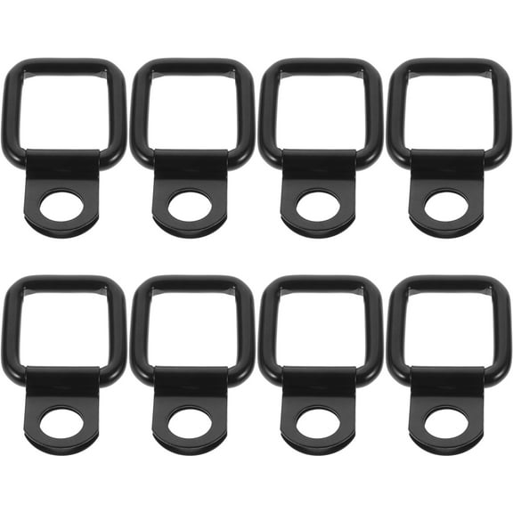 WASHWEPE Trailer Tie Downs 8Pcs D Rings Metal for Users 1.97X1.18X0.20in