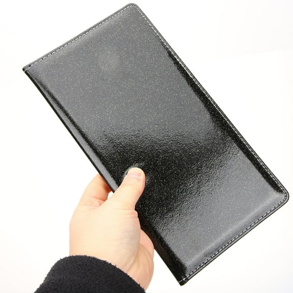 WASHWEPE Travel Documents Holder Passport Holder Black Simple Design 1Pack