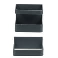 thumbnail image 1 of WASHWEPE Umbrella Stands 2Sets Wall Mounted for Home Use Gray Black Rounded Corners, 1 of 8