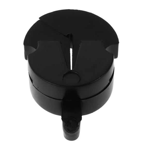 WASHWEPE Violin Mute Full Size 1Pcs Black Rubber Accessory for Beginners and Professionals