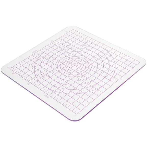 WASHWEPE White Acrylic Clay Roller Board for DIY Polymer Clay Projects and Pottery Sculpture 12x6 inches