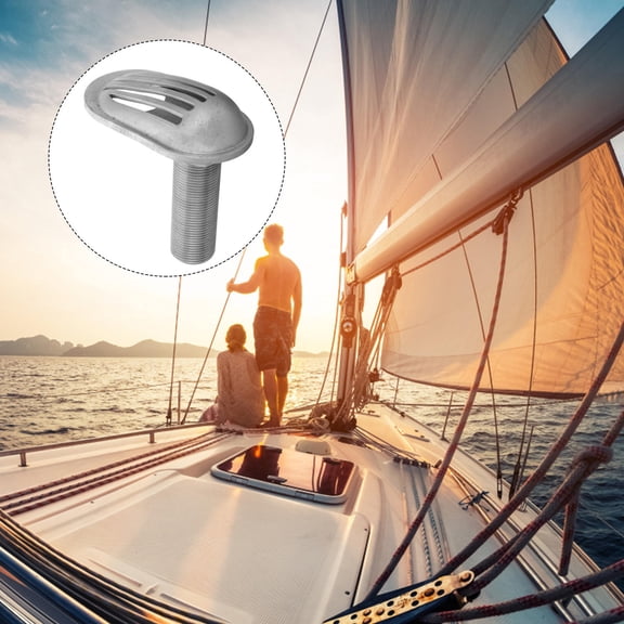 WASHWEPE Yacht Parts 1Pack Yacht Drain Filter Prevent Debris Clogging for Boat Owners 4.13X4.13X2.36In