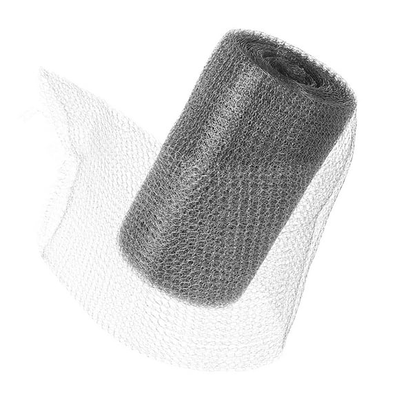 WASHWEPE decorative wire mesh Wire Mesh Roll Silver 304 Stainless Steel for Garden 1Pack