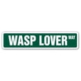 thumbnail image 1 of WASP LOVER Street Sign stinger bee insect bug outdoors | Indoor/Outdoor |  30" Wide, 1 of 5