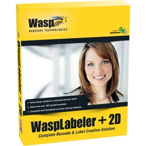 WASPLABELER +2D 1U BARCODE DESIGN SOFTWARE IN BOX