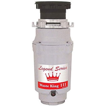 Waste King Garbage Disposal L-111 - 1/3 HP, 115 V, Power Cord - Multicolor — Residential Use, Standard Application