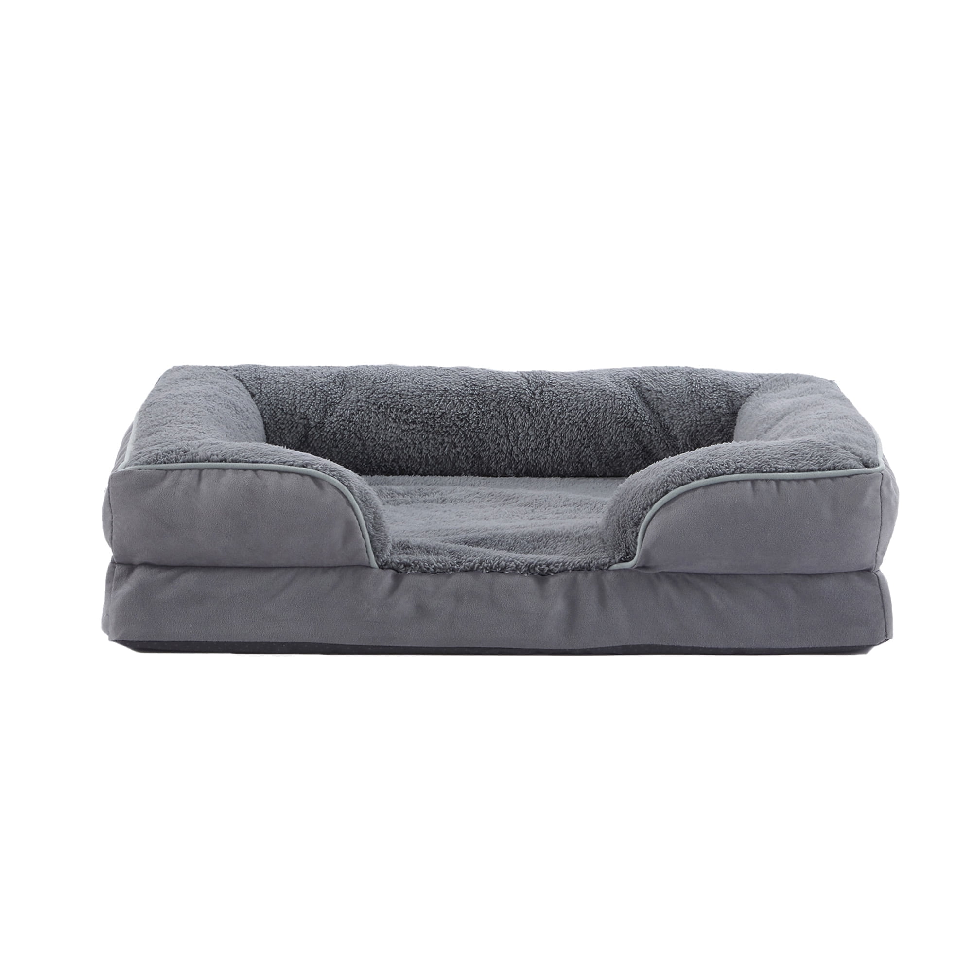 Image showcasing WATANIYA Orthopedic Egg-Crate Foam Dog Sofa Bed,Removable Nonslip Pet ...