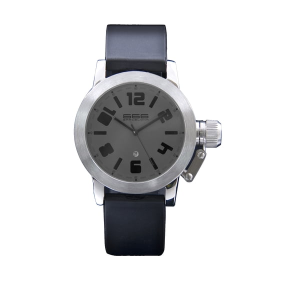 WATCH 666BARCELONA STAINLESS STEEL GRAY BLACK MEN 666 212