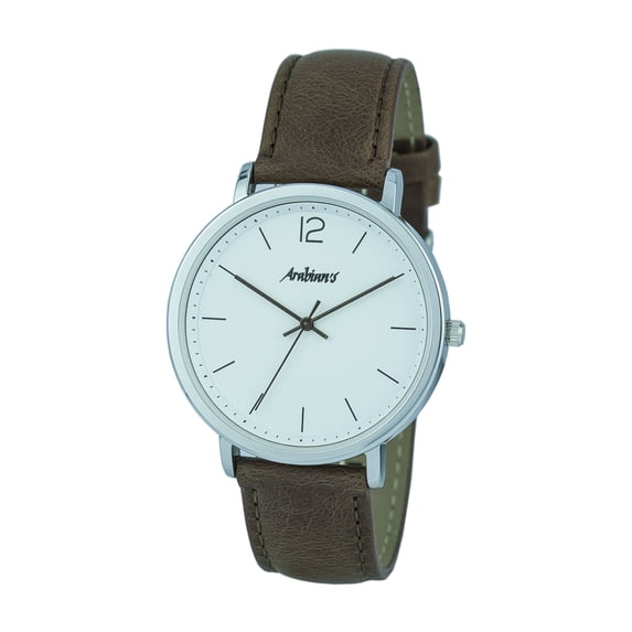 WATCH ARABIANS STAINLESS STEEL WHITE BROWN MEN HBA2248M
