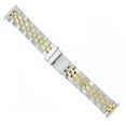 thumbnail image 1 of WATCH BAND BRACELET FOR BREITLING SUPEROCEAN AVENGER 24MM 5 LINK GOLD/SS S/END, 1 of 2