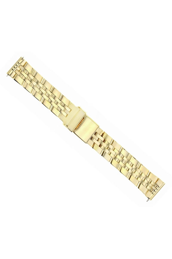 WATCH BAND BRACELET FOR BREITLING BENTLEY PILOT CHRONOMAT WATCH 22MM 5 LINK GOLD