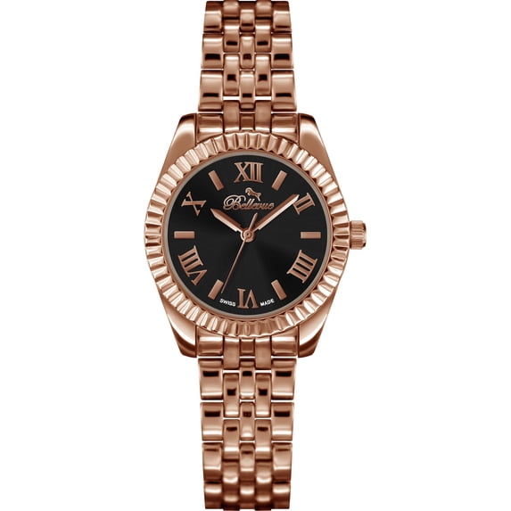 WATCH BELLEVUE METAL BLACK PINK WOMEN A.34