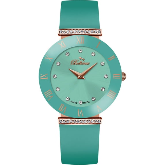 WATCH BELLEVUE METAL GREEN GREEN WOMEN E.110