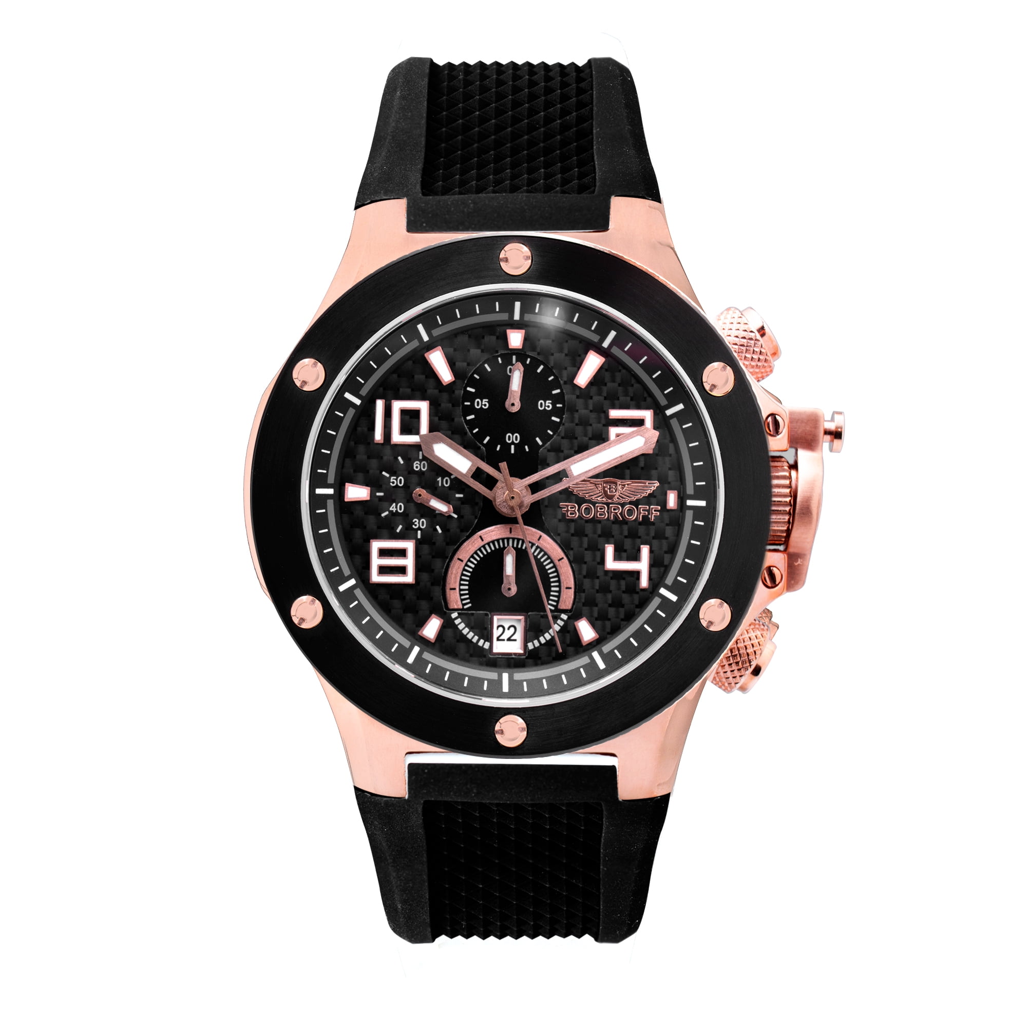 Bobroff White Rubber Bracelet Watch