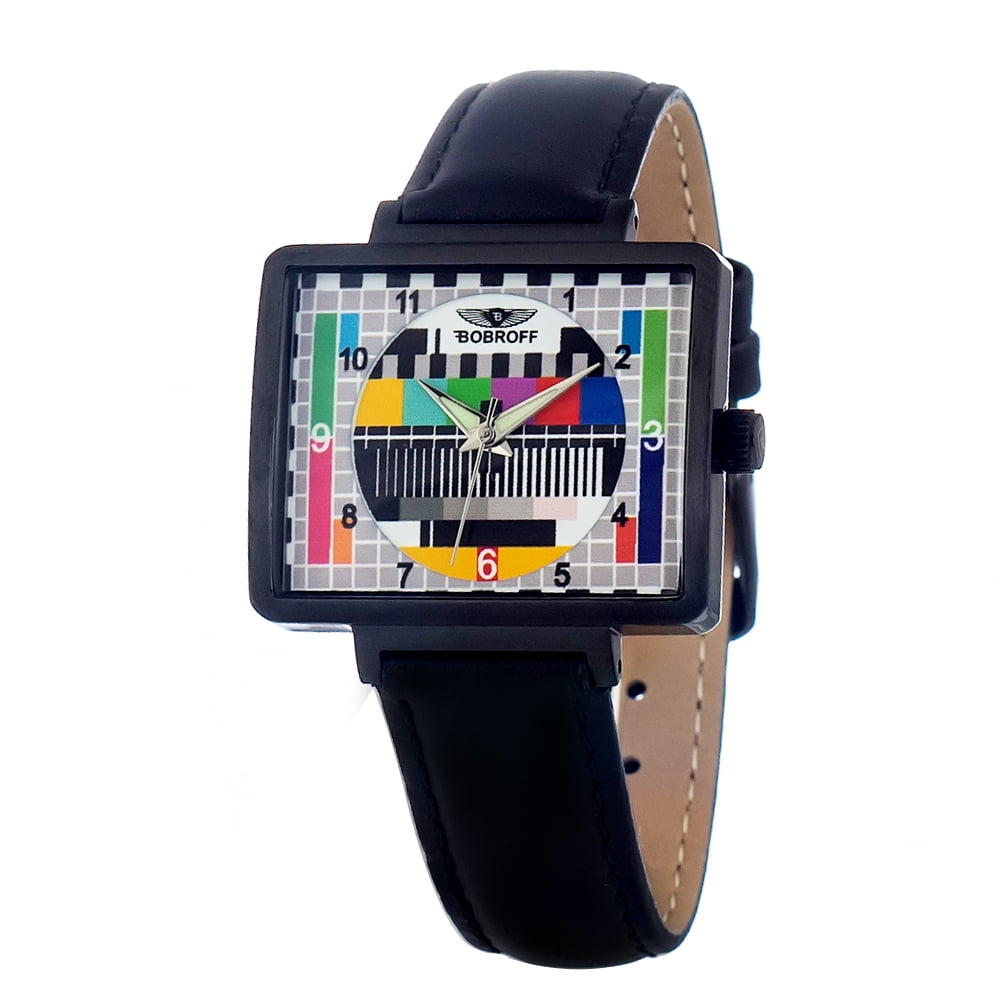 Bobroff Black Rubber Sport Watch