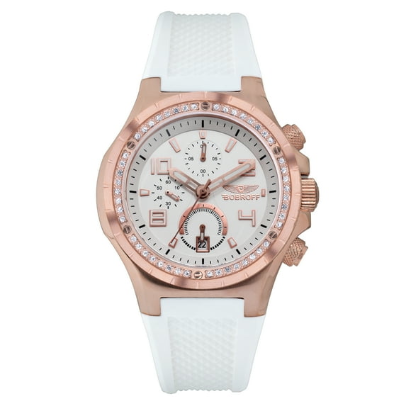 WATCH BOBROFF STAINLESS STEEL WHITE WHITE UNISEX - MEN AND WOMEN BF1002L25