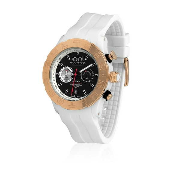 WATCH BULTACO POLYCARBONATE BLACK WHITE MEN H1PW43C CB1