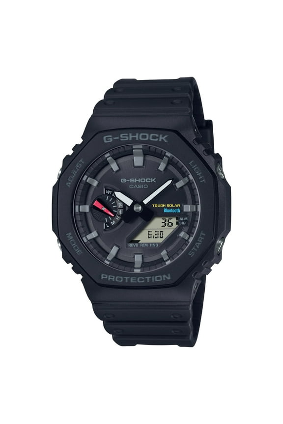 WATCH CASIO ACETATE BLACK BLACK UNISEX - MEN AND WOMEN GA B2100 1AER