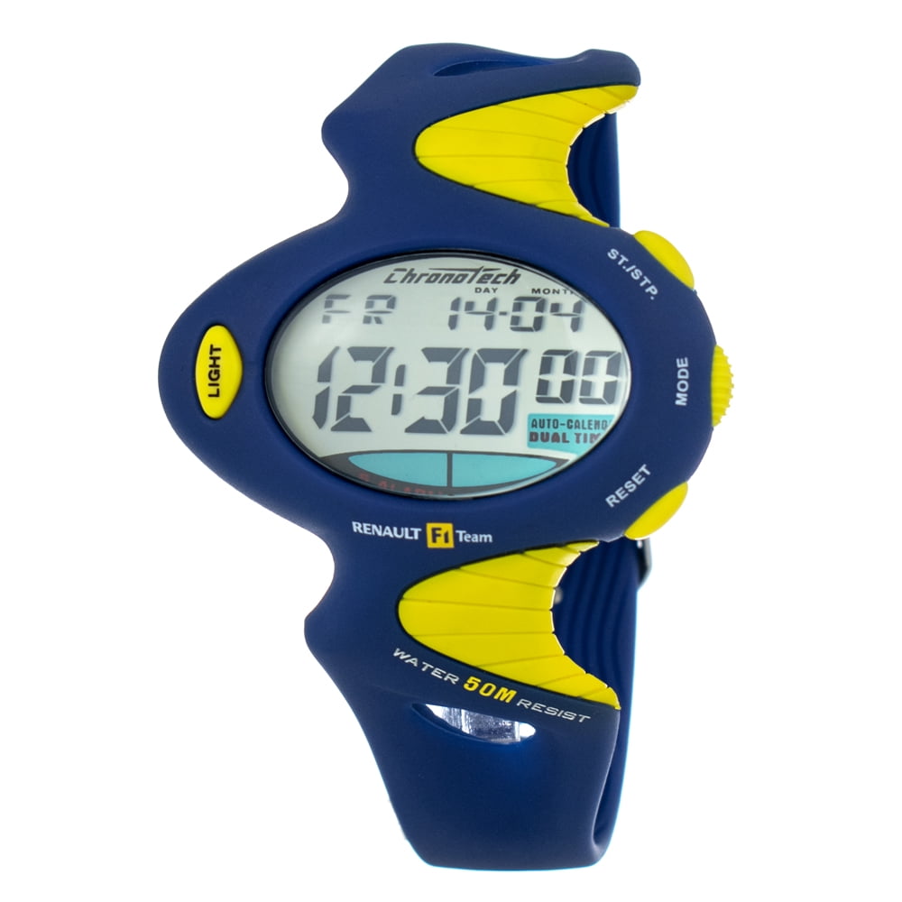 WATCH CHRONOTECH POLYCARBONATE GRAY BLUE UNISEX MEN AND WOMEN CT8199M 17 Walmart
