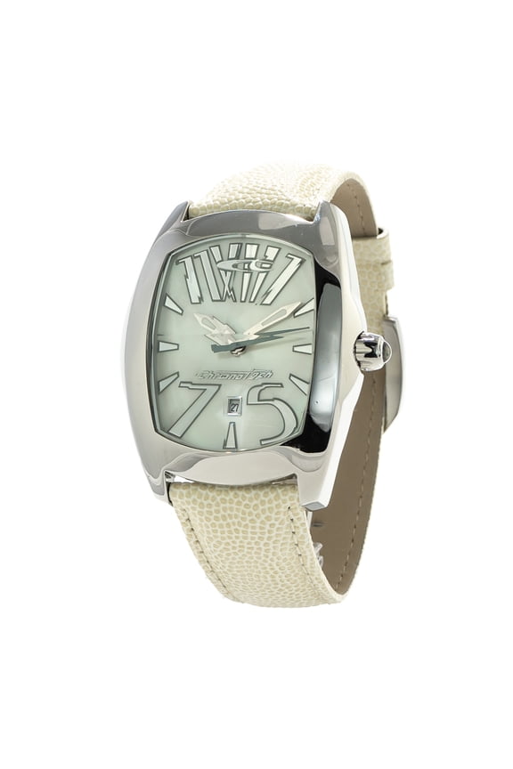 WATCH CHRONOTECH STAINLESS STEEL BEIGE WHITE UNISEX - MEN AND WOMEN CT2039M 20