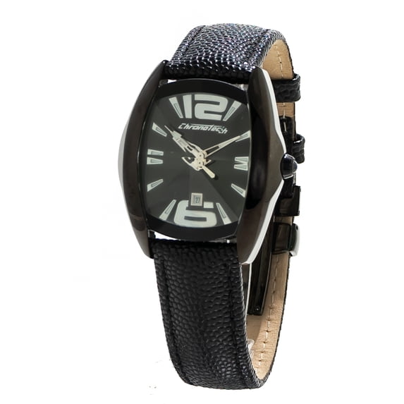 WATCH CHRONOTECH STAINLESS STEEL BLACK BLACK WOMEN CT7814L 01