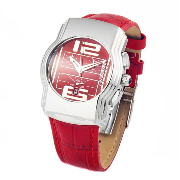 WATCH CHRONOTECH STAINLESS STEEL RED RED WOMEN CT7280B 05
