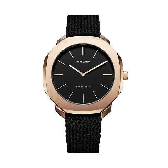 WATCH D1 MILANO STAINLESS STEEL BLACK BLACK UNISEX - MEN AND WOMEN SSPL02