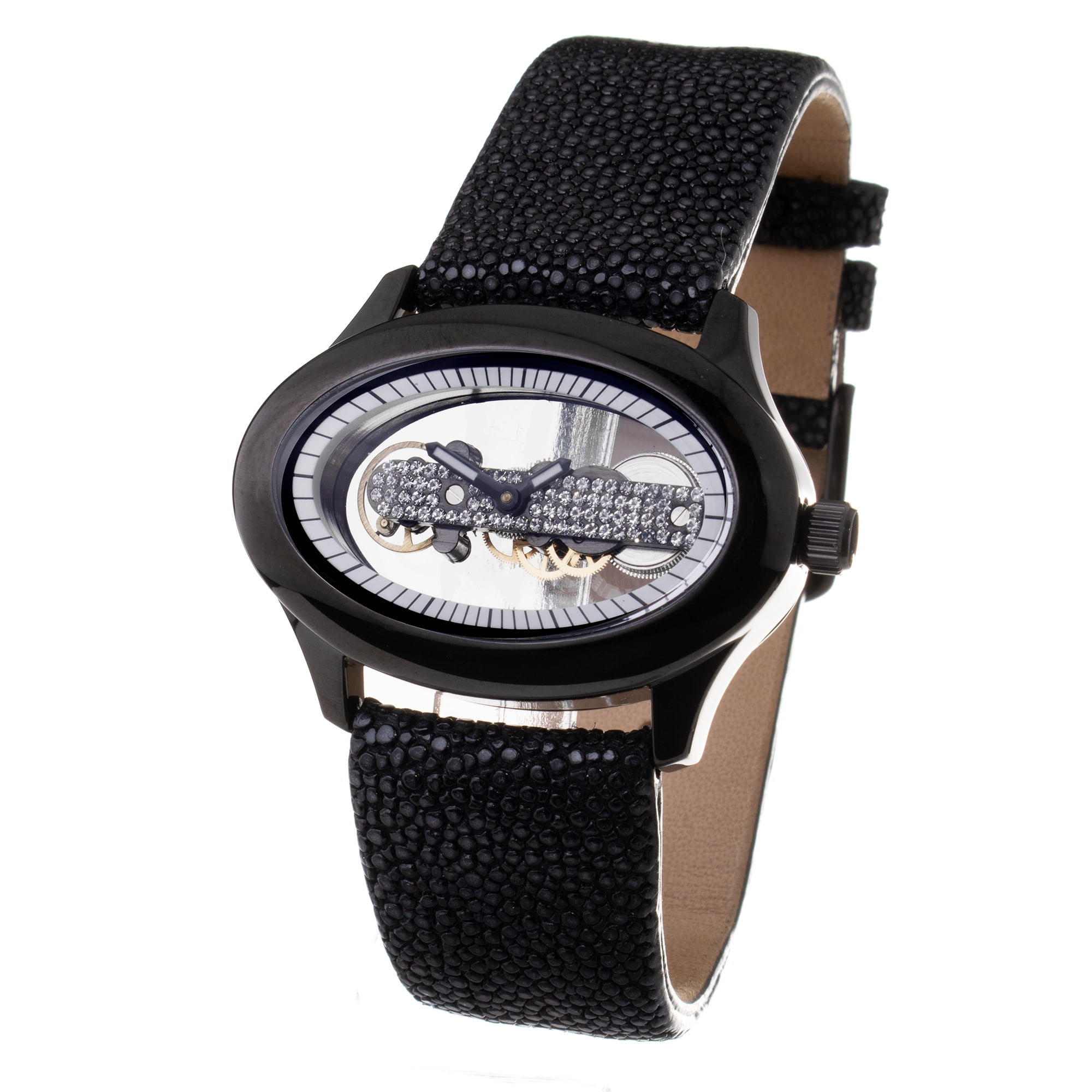 Ladies Folli Follie Rose Gold Tone Shiny Rhinestone Fashion Watch WF5R084BP  C6