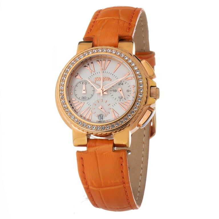 WATCH FOLLI FOLLIE STAINLESS STEEL WHITE ORANGE WOMEN WF13B001SE