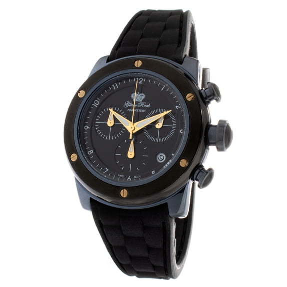 WATCH GLAM ROCK STAINLESS STEEL BLACK BLACK WOMEN GR50112