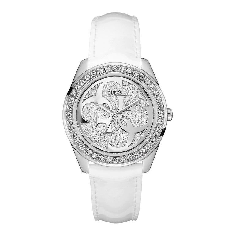 WATCH GUESS STAINLESS STEEL SILVER WHITE WOMEN W0627L4  display picture 1
