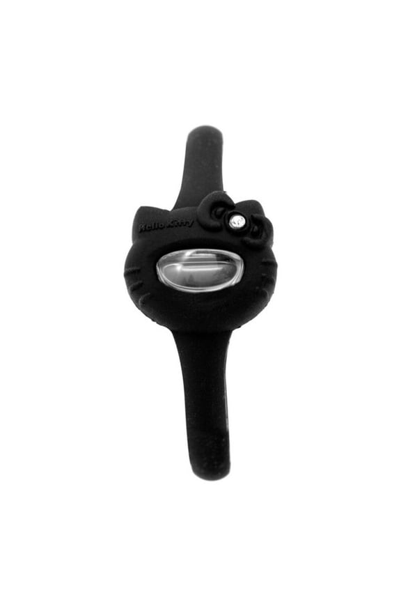 WATCH HELLO KITTY NATURAL RUBBER BLACK BLACK WOMEN HK7123L 02